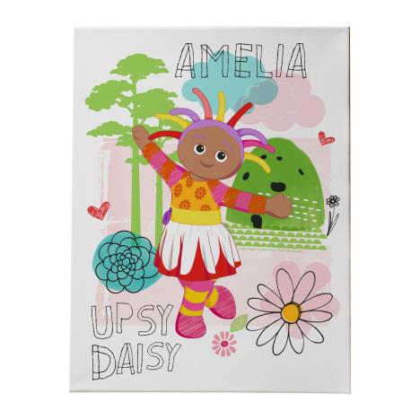 Personalised Upsy Daisy Canvas Print £14.99